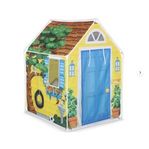 NWT Melissa & Doug Cozy Cottage Fabric Play Tent and Storage Tote